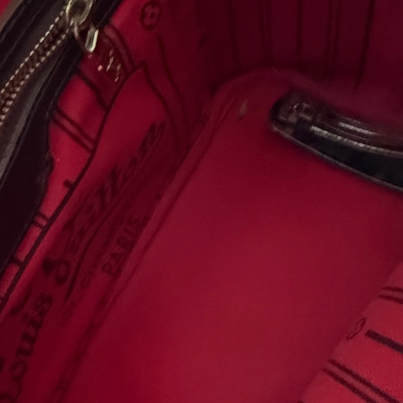 Louis Vuitton Black and Brown Checkered Tote - Picture 3 of 8